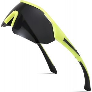 Feisedy Lunettes De Sport Polarisées Hommes Femmes Lunettes De Vélo Miroir Lunettes De Soleil Jeunes Pour Vtt Cyclisme Pêche Course Uv400 B0056[Z4180] - Neuf