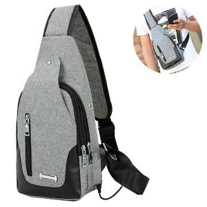 sac de poitrine sac &agrave; bandouli&egrave;re, sac &agrave; bandouli&egrave;re pour voyage, randonn&eacute;e - Neuf