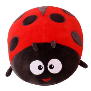 Peluche abeille/coccinelle Kawaii pour poup&eacute;e, peluche &eacute;cologique pour les vacances, agr&eacute;able &agrave; porter - Neuf