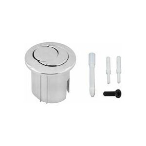 Bouton de chasse d'eau double poussoir style demi-lune D2D AH0001800R compatible avec le réservoir de chasse d'eau ROCA D2D 822043001 - Neuf