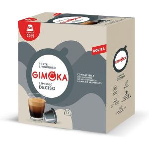 KALANKA-Mélange Espresso Deciso intensité 12/13-50 Capsules en Plastique - Compatibles avec les machines à café à usage domestique Nespresso* - Produit en Italie - Neuf