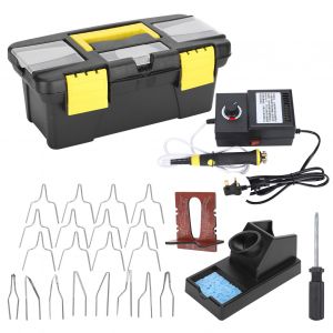 Kit d'outils de pyrogravure, stylo pyrogravure, fer a souder electrique, prise britannique 220 V - Neuf