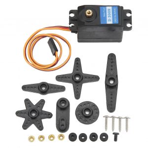 Servo RC Moteur sans balais étanche Servo numérique à double roulement pour 1/8 pour 1/10 robots Bateaux Modèles RC - Neuf