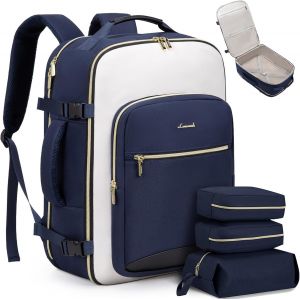 Sac À Dos Voyage Sac Cabine Avion Bagages Valise Easyjet Ryanair 45X36X20 Sac À Dos Femme Homme Étanche Sac À Dos Pour Ordinateur Portable Sac Porté Dos Backpack Pour Travail École Loisir - Neuf