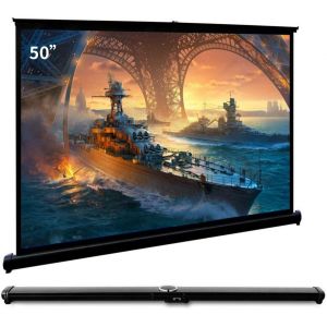MEVRONISSHOP-P1-SN50 &Eacute;cran de Projection Portable de 50" pour projecteur LED/LCD/DLP Mini/Professionnel Style extractible Int&eacute;rieur Ext&eacute;rieur Compatible 4:3/16:9 - Neuf