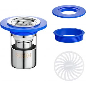 1 Pièces Anti Odeur pour Sol de Douche,Siphon de Sol,Clapet Anti-Retour pour Évier de Douche,Drain de Plancher,38mm - Neuf