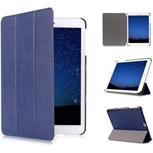 Coque Galaxy Tab S2 9.7,Etui Tab S2 9.7,Housse En Pu Cuir Flip Case Cover Protection Pour Samsung Galaxy Tab S2 9.7 Pouces Sm-T810/T813/T815/T819 Tablette Ave Support De Fonction,Bleu Marine - Neuf
