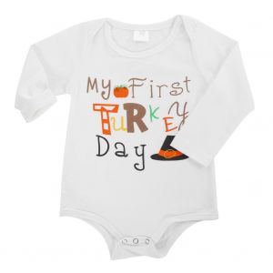Combinaison Bebe A Manches Longues, Motif Lettre, Body Une Piece Pour Bebe, Vetements Pour Garcon Et Fille (70) - Neuf