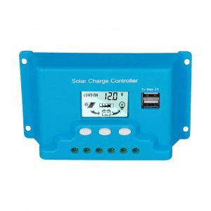 XYONG Controleur de charge solaire LCD, protection anti-remplissage, controleur solaire avec USB pour l'industrie 20 A - Neuf