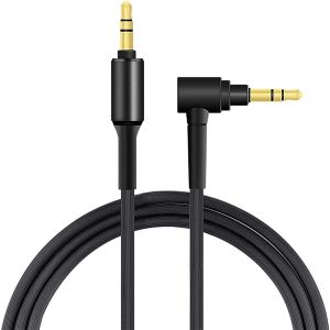 LORANKA-C&acirc;ble audio st&eacute;r&eacute;o de rechange WH-1000XM4 compatible avec casque Sony WH-1000XM5 WH-1000XM4 WH-1000XM3 MDR-10R MDR-XB950BT WH-H900N WH-CH700N MDR-ZX770BN MDR-100ABN (1,5 m) - Neuf
