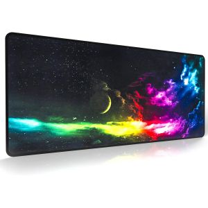 TIANYI-Grand Tapis de Souris de Jeu¿800×300×3mm¿ avec Bords Cousus, Base en Caoutchouc Naturel antidérapant Durable, Tapis de Clavier Lavable, Tapis de Bureau pour Gamer, Bureau. - Neuf