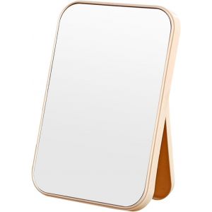 Kal-Miroir Pliable Portable De Coiffeuse Super Hd, Rectangulaire, Compact Pour Voyage, Cosmétique Léger, Mains Libres/Main/Table, 20 Cm - Neuf