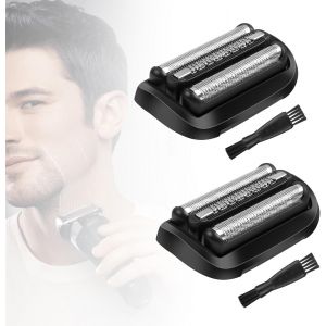 ERYI-Tête De Rasoir Electrique, 2Pcs 53B Series 5/6 Têtes De Rasoir De Rechange, Tête De Rechange Compatibles Avec Rasoirs S5/6 5018S 5049S 5050S 5762 6075Cc 6020S 6072Cc Etc - Neuf