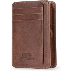 CMJAAGUR-Portefeuille En Cuir Véritable Pour Cartes Bancaires, Argent, Permis De Conduire ¿ Un Xe[M695] - Neuf