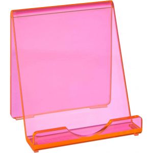 JGD-OSCO Support de t&eacute;l&eacute;phone Intelligent en Acrylique Fluo | Support Mobile | Station d'accueil pour t&eacute;l&eacute;phone Portable | Support d'appareil | H 9 x l 8,5 x P 7,2 cm | - Neuf