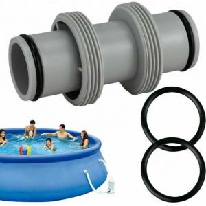 Swimming Pool Accessories¿1.25in/1.5in Replacement Tube Fitting for Inflatable Pool Pumps, Sand Filter Pump Hose Tee Fitting Adapter for Intex/For Bestway - Neuf