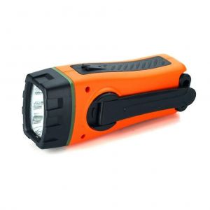 Lampe de poche LED de manivelle de radio d'urgence portable avec radio banque d'alimentation multifonctionnelle SOS alarme rechargeable pour la maison en plein air - Neuf
