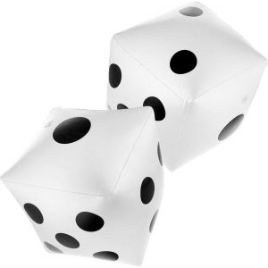 Lot De 2 Dés Gonflables,Cubes Géants Gonflables Pour Piscine-Dés Géants Pour Jeux De Piscine,Jeux De Pelouse,Faveur De Fête En Plein Air - Neuf