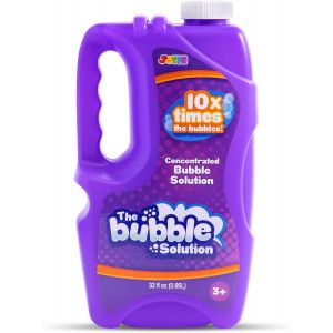 KAL-Recharges De Solution À Bulles De 950 Ml (Environ 1 Litre), Solution Concentrée Pour Machine À Bulles, Baguettes, Souffleur, Pâques (Violet) - Neuf