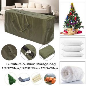 HJLIAN Sac de rangement pour sapin de Noel artificiel avec poignees et fermeture eclair, sac de rangement impermeable pour sapin de Noel - Neuf