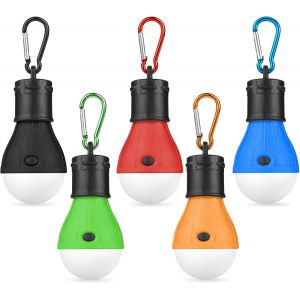 Kalanka-Flintronic Lampe De Camping, 5pcs Lanterne De Camping Led Avec Crochet, Lampe De Tente De Camping Portable Lumière De Secours Étanche Pour Le Camping Pour Randonnée Pêche Chasse - Neuf