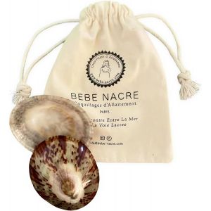 100% Natural Baby Nacre Nursing Shells,French Artisan Workshop,Protection Healing Nipples,Soothes Crevices,Ecological And Reusable Cups,Mother-Of-Pearl,(Small) - Neuf