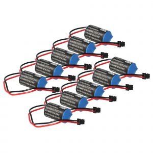 vhbw 10x Pile compatible avec Omron V Servo Drive Servomoteur, Machine CNC (1000mAh, 3,6V, Li-MnO2) - Neuf