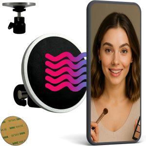 LORANKA-Adaptateur de tr&eacute;pied compatible avec Apple Magsafe iPhone 15 Pro Max Plus 14 13 12 avec filetage 1/4" pour tr&eacute;pieds avec vis 1/4" Support magn&eacute;tique pour t&eacute;l&eacute;phone portable rotule pour - Neuf