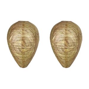 2 Pcs Nid De Gu&ecirc;pes Leurre Dissuasif De Gu&ecirc;pe Pour Suspension En Plein Air,Maison Et Jardin B - Neuf