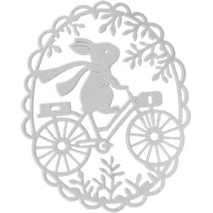 Tianyi-Matrices De Découpe En Forme D'?ufs Creux En Forme De Lapin Pour La Fabrication De Cartes, Pochoirs De Découpe En Forme De Lapin De Pâques Pour Bricolage, Scrapbooking, Album Photo, Gaufrage D - Neuf