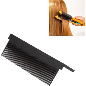 Kal-Peigne À Cheveux En Fibre De Carbone, 9.2 * 3 * 3cm Professionnel Peigne À Lisser Les Cheveux Peigne À Dents Larges Accessoires De Coiffure Pour Lisseur Cheveux Attelle De Cheveux Électrique - Neuf