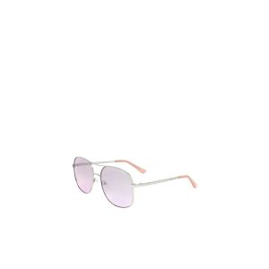 Lunettes De Soleil - Cat&eacute;gorie 2 - Guess Rose/Argent&eacute; - Neuf