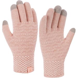 Femmes Hiver Gants Tactiles Thermique Par Temps Froid Chenille Tricot Poignet Elastique Gants Chaud Cadeau - Neuf