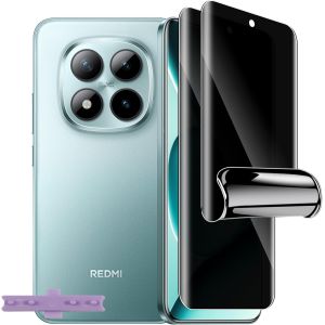 JGD-Lot de 2 films de protection d'&eacute;cran en hydrogel pour Xiaomi Redmi Note 15 Pro Plus 5G avec aide au positionnement - En TPU anti-espionnage - Anti-traces de doigts - Film de confidentialit&eacute; - Neuf