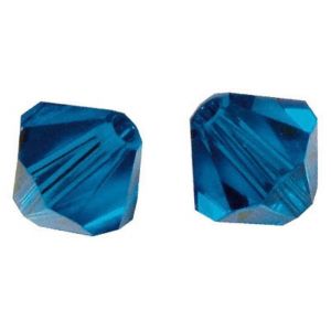 Perle Cristal Swarovski Bleu Nuit &Oslash; 3 Mm - Neuf