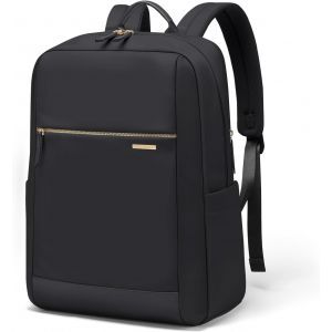 Sac &Agrave; Dos Ordinateur Portable 15.6 Pouces Pour Femmes Sac &Agrave; Dos De Voyage, Grand Backpack De Travail Pour Ordinateur D'Affaires, Noir - Neuf