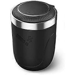 Cendrier de voiture avec couvercle,cendrier universel coupe-vent pour porte-gobelet Poubelle portable - Neuf