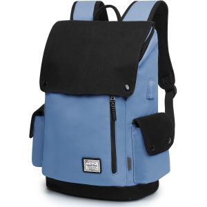 LETNERNY-Sac &Agrave; Dos Pour Ordinateur Portable Femme 15 Pouces Avec Port De Charge Usb Homme Sacs Voyage Coll&egrave;ge, Loisir, Scolaire, Travail - Neuf