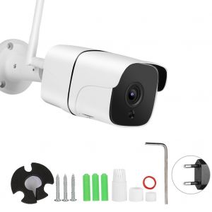 Camera de securite exterieure sans fil 1080p, etanche, avec detection de mouvement (UE) - Neuf