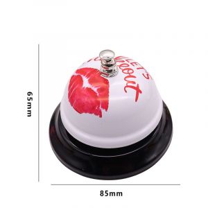 8,5 x 6,5 cm Cloche de nourriture Restaurant Cuisine Appels Cloche de repas Appels Cloche d'invocation Bar Réponse d'urgence Cloche de repas Cloche de service Sonnerie Appel Cloche avec moi - Neuf