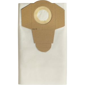 950130 Lot De 5 Sacs À Poussière À Filtration Fine Pour Aspirateurs Humides Et Secs Et Extracteurs De Poussière Blanc 20 L - Neuf