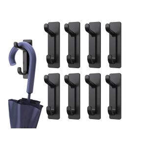 Lot de 8 crochets muraux doubles autocollants pour la maison et la cuisine - Neuf