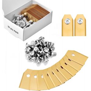 KAL-30 Pack Lame Robot Tondeuse,Lames De Couteaux De Rechange Pour Robots Tondeuses,Accessoires De Robots Tondeuses,Lames De Couteaux Pour Les Couteaux Automower,Gardena,Yard Force(0,75 Mm) - Neuf