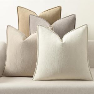 Cauc-Lot De 4 Housses De Coussin 45x45 Cm En Chenille, ¿¿L¿¿Gantes Et Luxueuses Housse Coussin, Id¿¿Ales Pour D¿¿Corer Votre Canap¿¿, Votre Lit Ou Votre Maison - Neuf