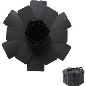 Explosion Box, Valentines Day Gift Creative Picture Box, Boite Cadeau Surprise Album Photo Scrapbooking, Diy Photo Fait Main Boite Photo Pour Anniversaire Mariage Saint Valentin Noël - Neuf