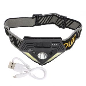 Lampe Frontale A Faisceau Lumineux Xpg Cob A Forte Detection De Lumiere Pour La Peche En Plein Air, Le Camping, L'escalade Et L'aventure - Neuf