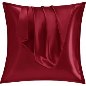 TIANYI-Taie Oreiller Satin 65x65 Lot de 2,pour Cheveux,Similaire Aux Taie d Oreiller en Soie,Housse de Coussin 65x65,Taies d'oreillers certifié Oeko-Tex Red - Neuf