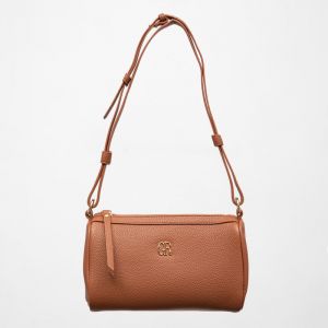 Sac similicuir grain&eacute; tya avec logo dor&eacute; 22,5x9,5x13,5 cm Femme GEORGES RECH - Neuf