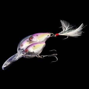 Leurres De Peche Live Target Yearling Appat Jerkbait Bait Ball Hamecon Triple Violet - Neuf