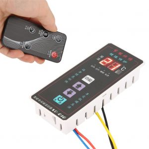 Thermostat numerique integre 220 V/16 A pour chauffage electrique (noir) - Neuf